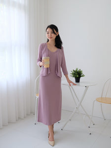 Kadaka S-0180 Set Dress dan Cardigan Korean Look