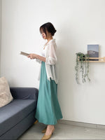 Muat gambar ke penampil Galeri, Kadaka B-0143 Long Maxi Skirt Korea Detail Belt
