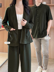 Kadaka O-0194 Blazer Knit Basic Outer Wanita