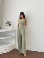 Muat gambar ke penampil Galeri, Kadaka B-0168 Kulot Wanita Culotte Celana Panjang High Waist Woven Premium
