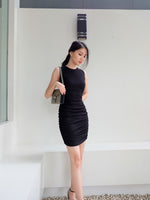 Muat gambar ke penampil Galeri, Kadaka D-0199 Bodycon Scrunch Dress Rib Stretch Premium
