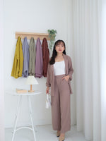 Muat gambar ke penampil Galeri, Kadaka S-0177 Set Blazer dan Culotte Wanita Bahan Flowy
