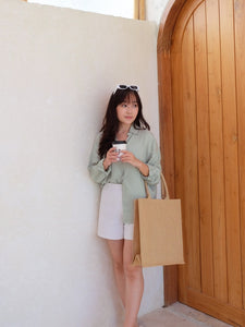 Kadaka T-0485 Kemeja Oversized Linen Premium Wanita