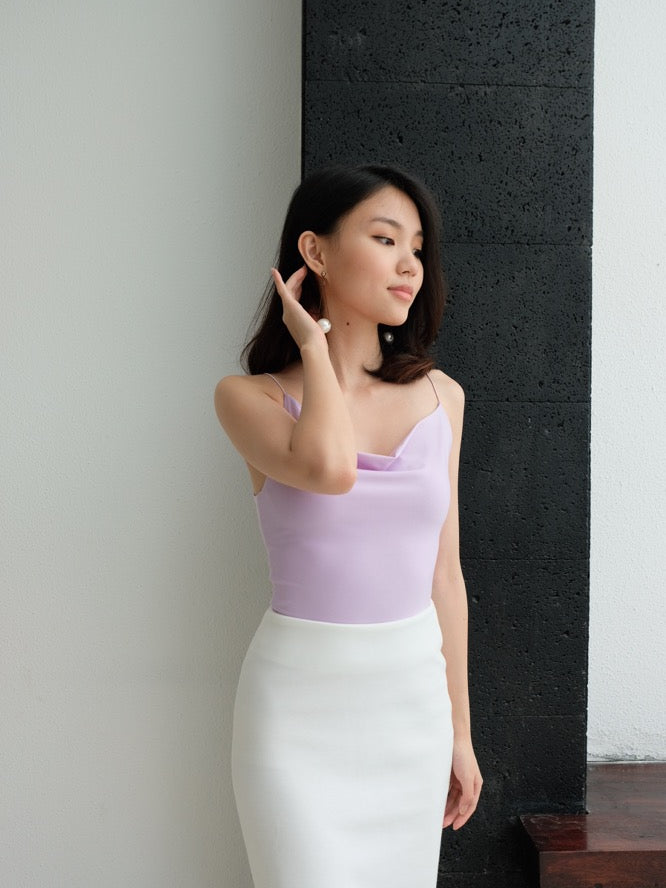 Kadaka T-0287 Tanktop Drapery Pastel Colours