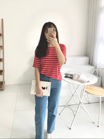 Muat gambar ke penampil Galeri, Kadaka T-0109 Top Stripe Super Comfy
