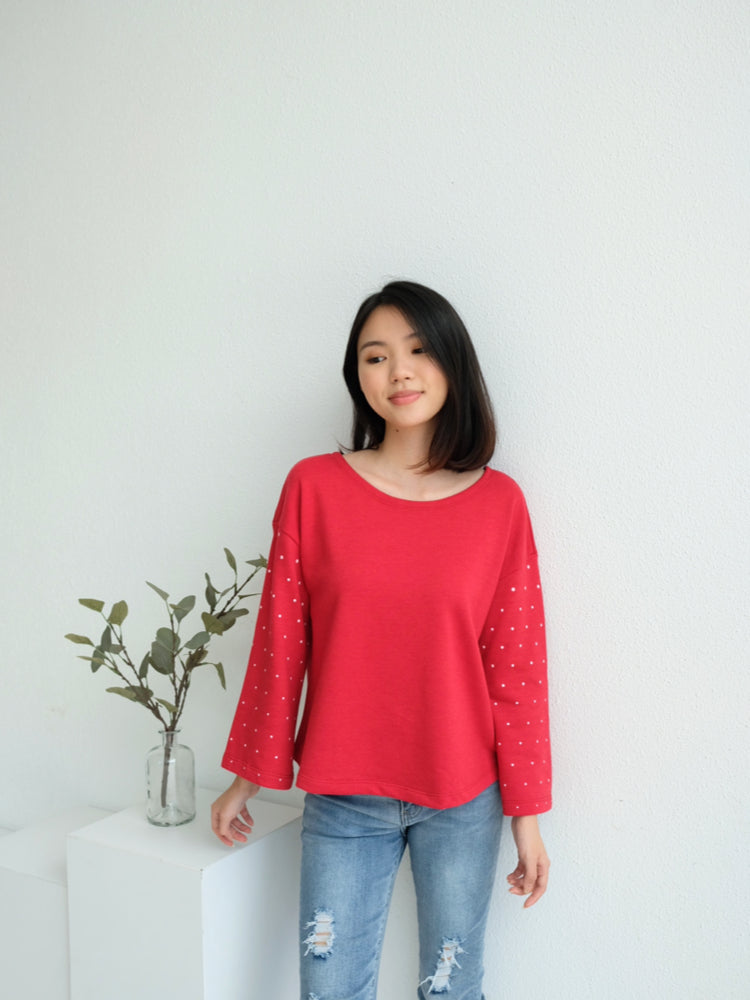 Kadaka T-0260 Top Polkadot Super Cute