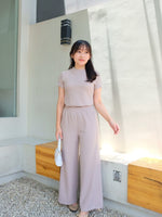 Muat gambar ke penampil Galeri, Kadaka S-0186 Knit Set Top and Culotte | Set Wanita Knit Celana dan Atasan
