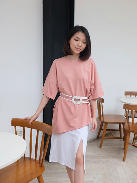 Kadaka S-0128 Set Comfy Asimetris with Belt