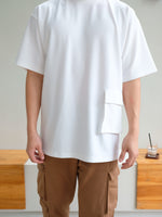 Muat gambar ke penampil Galeri, Kadaka MT-0134 Oversized Top Pria Rib Premium Detail Kantong
