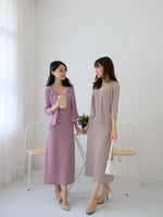 Muat gambar ke penampil Galeri, Kadaka S-0180 Set Dress dan Cardigan Korean Look
