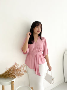 T-0434 Blouse Wanita Model Kimono Flowy