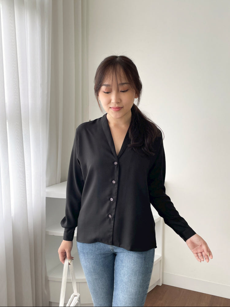 Kadaka T-0400 Kemeja Wanita Long Sleeves Shirt