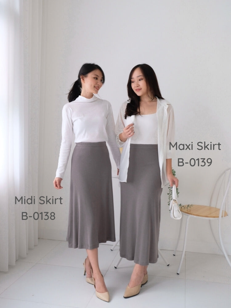 Kadaka B-0139 Rok Maxi Skirt Panjang Wanita Stretch