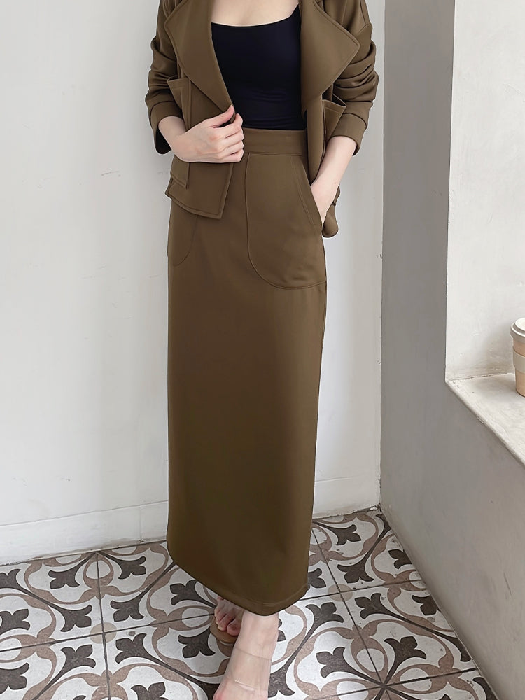 Kadaka B-0190 Maxi Skirt Rok Panjang Wanita Korean Style