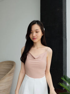 Kadaka T-0287 Tanktop Drapery Pastel Colours