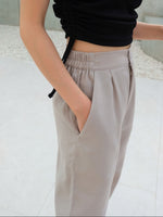 Muat gambar ke penampil Galeri, Kadaka B-0157 Jogger Pants Twill Celana Panjang Wanita Twill
