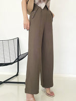 Muat gambar ke penampil Galeri, Kadaka B-0181 Highwaist Culotte with Detachable Straps - Decaf Pants
