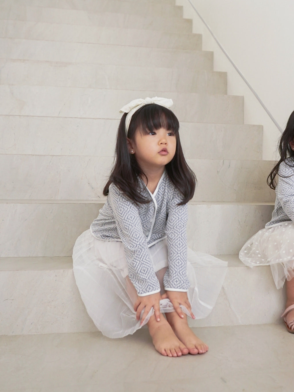 Kadaka KG-0107 Girls Cardigan Outer Knit Pattern | Luaran Cardi Anak Perempuan Knit