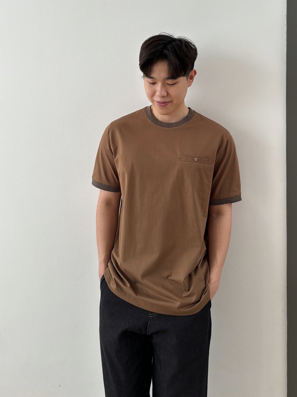 Kadaka MT-0207 Basic Top Men | Atasan Lengan Pendek Kaos Pria