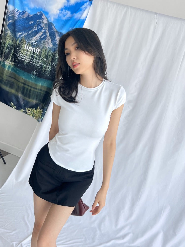 Kadaka T-0515 Basic Fitted Baby Tee | Kaos Wanita Basic