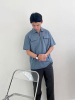 Muat gambar ke penampil Galeri, Kadaka MT-0193 Half Zip Polo Shirt | Atasan Polo Pria Double Pocket
