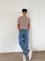 Muat gambar ke penampil Galeri, Kadaka MT-0169 Knit Top Men | Atasan Pria Tangan Pendek
