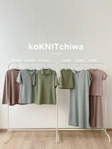 Kadaka D-0194 Knit Loose Midi Dress | Dress Midi Wanita Knit