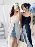 Muat gambar ke penampil Galeri, Kadaka D-0238 Slit Tanktop Dress Chiffon
