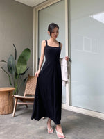 Load image into Gallery viewer, Kadaka D-0242 Maxi Knit Dress Square Neck
