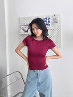 Load image into Gallery viewer, Kadaka T-0512 Baby Tee Atasan Wanita Poly Stretch
