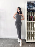 Muat gambar ke penampil Galeri, Kadaka D-0233 Long Tube Dress Slit | Dress Kemben Maxi Wanita
