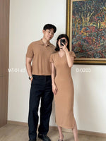 Muat gambar ke penampil Galeri, Kadaka D-0203 Midi Dress Knit Premium Stretch
