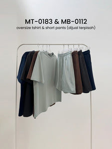 Kadaka MT-0183 Oversized Tshirt Basic | Atasan Kaos Pria Oversize