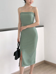 Kadaka D-0215 Bodycon Party Dress Spaghetti Strap