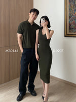 Muat gambar ke penampil Galeri, Kadaka D-0207 Sleeveless Midi Bodycon Dress Knit Premium Stretch
