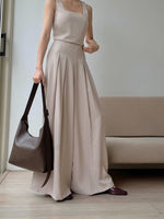 Muat gambar ke penampil Galeri, Kadaka B-0209 Super Wide Leg Double Pleated Culottes
