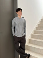 Muat gambar ke penampil Galeri, Kadaka MT-0204 Long Sleeve Men Knit Top | Atasan Lengan Panjang Pria
