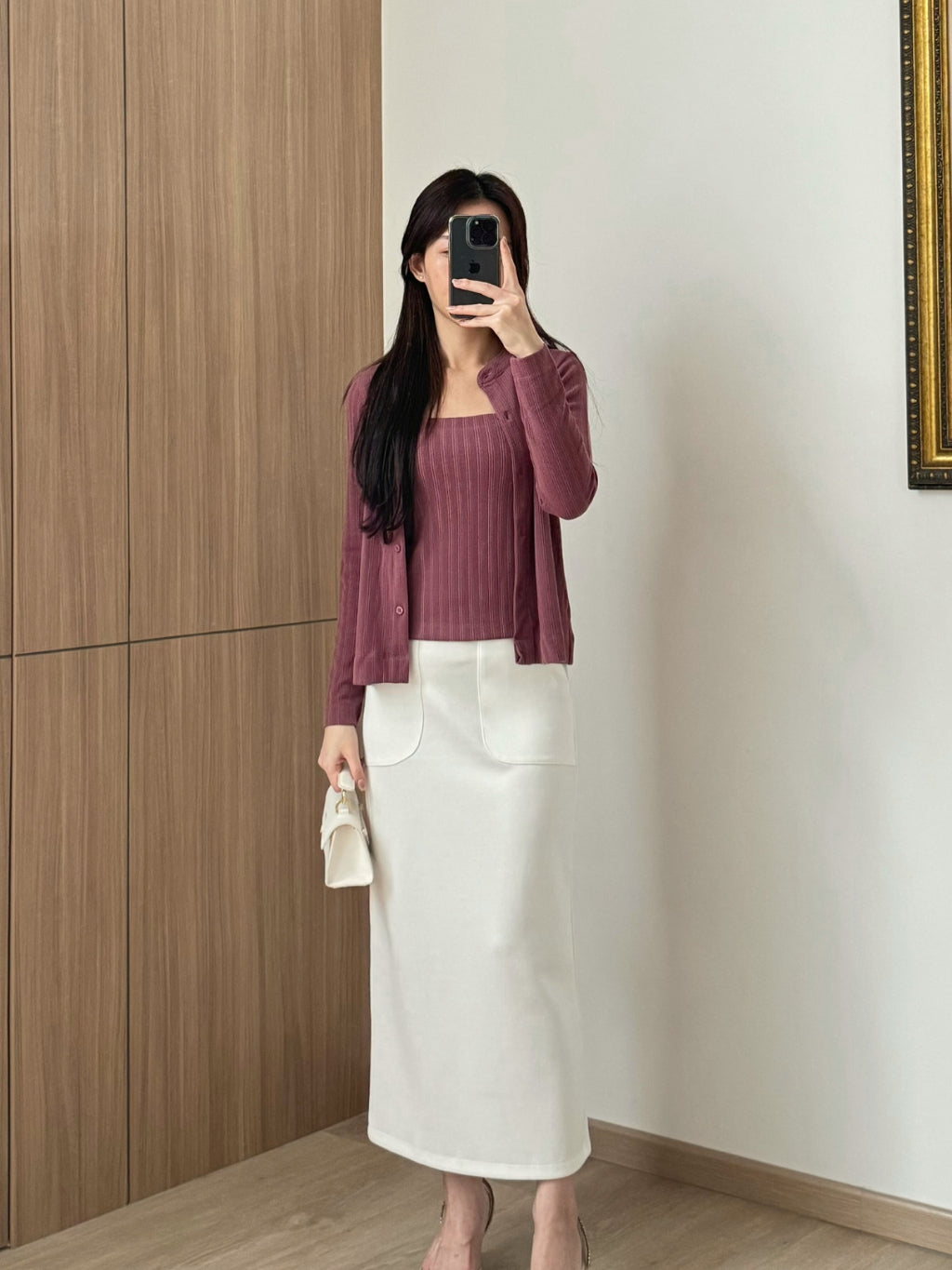 Kadaka T-0461 Cardigan Knit Stretch Premium Korea