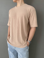 Muat gambar ke penampil Galeri, Kadaka MT-0165 Oversized Tshirt Atasan Pria Dropneedle Knit
