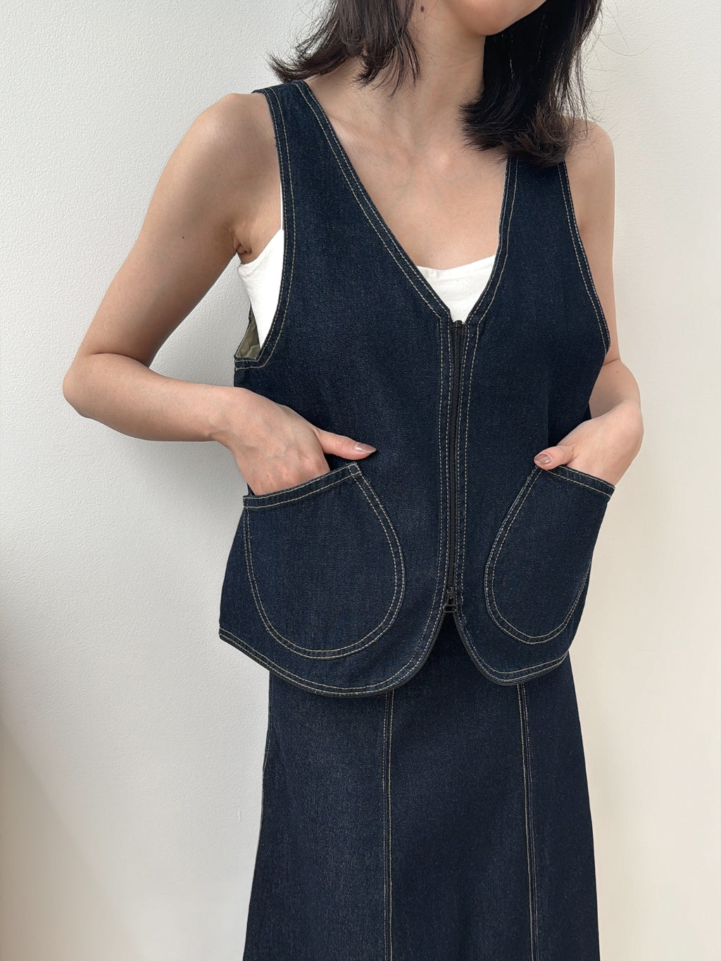 Kadaka O-0201 2in1 Multifungsi Vest & Tote Bag | Denim Edition