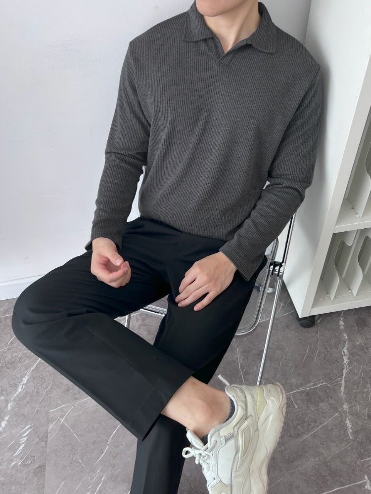 Kadaka MT-0188 Polo Knit Men Long Sleeves | Polo Pria Tangan Panjang