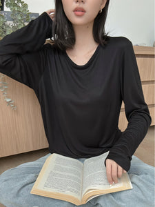 Kadaka T-0120 Long Sleeves Tshirt Basic | Kaos Lengan Panjang Wanita