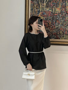 Kadaka T-0391 Blouse Wanita Tangan Panjang Bahan Super Adem