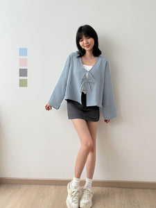 Kadaka O-0204 Ribbon Outer Cardigan | Outer Pita Wanita