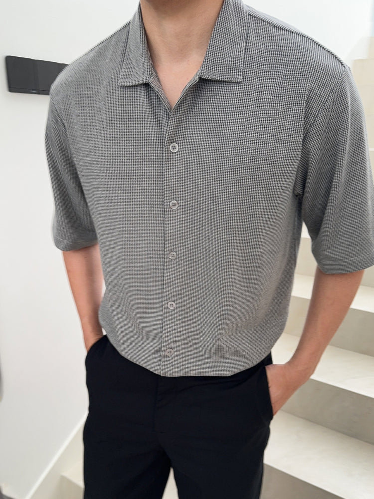 Kadaka MT-0198 Knit Short Sleeve Shirt Men | Atasan Pria Kerah Knit