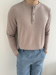 Kadaka MT-0129 Long Sleeve Knit Top Men | Atasan Tangan Panjang Pria Knit