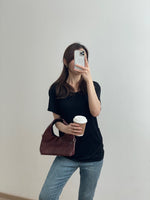 Muat gambar ke penampil Galeri, Kadaka T-0132 Basic Short Sleeves Tshirt | Atasan Kaos Wanita
