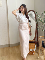 Muat gambar ke penampil Galeri, Kadaka B-0191 Satin Skirt Rok Maxi Wanita with Pockets
