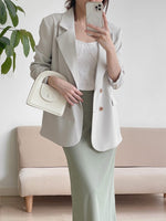 Muat gambar ke penampil Galeri, Kadaka O-0199 Long Sleeve Oversized Blazer | Outer Blazer Wanita
