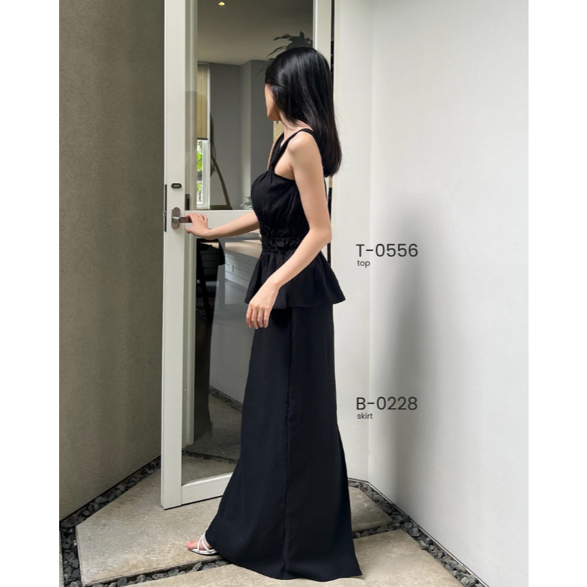 Kadaka B-0228 Maxi Skirt Aiflow Linen | Rok Panjang Maxi Wanita
